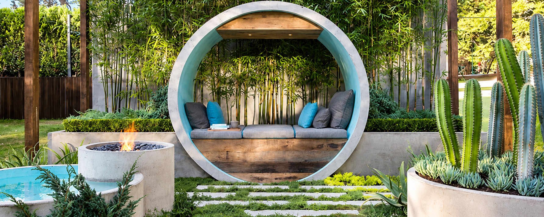 Awarded 1st prize - designed by Alison Douglas and built by Maroondah Landscapes